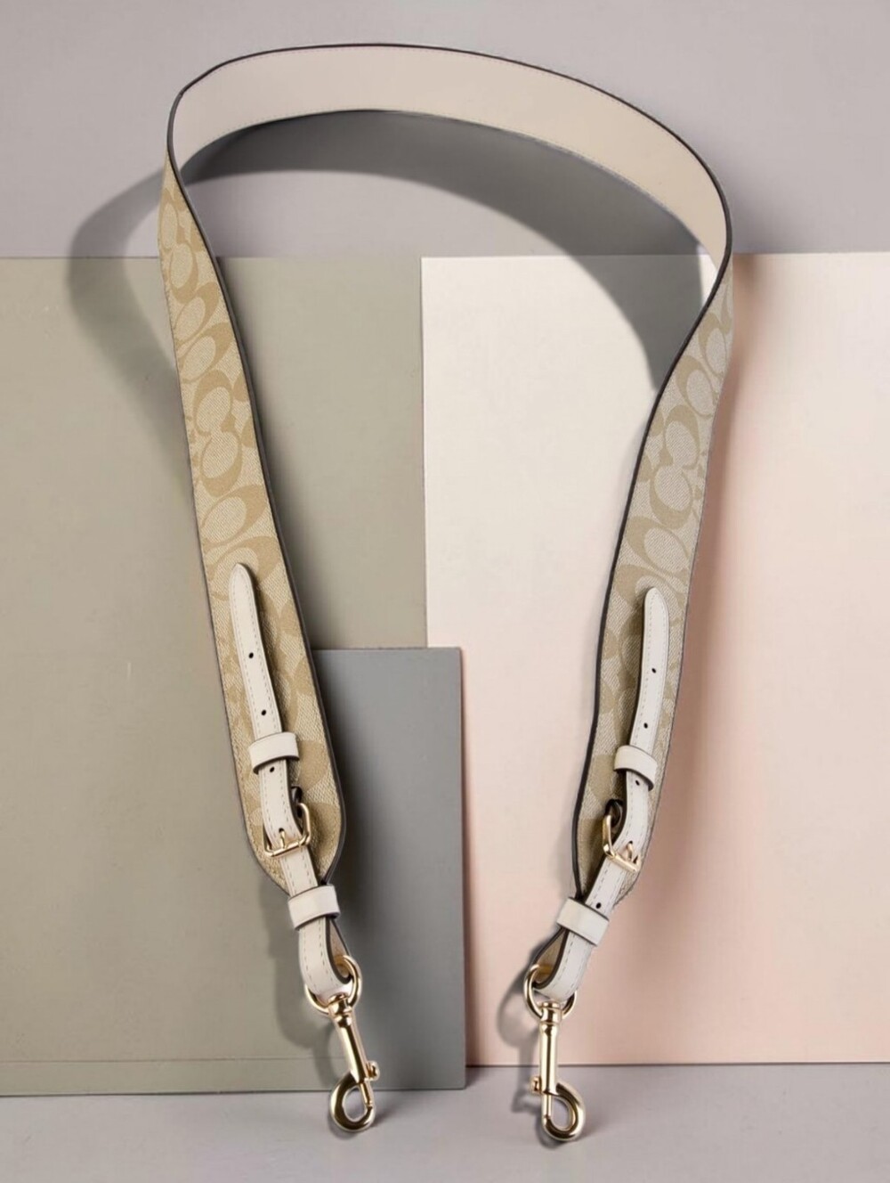 COACH Signature Canvas Bag Strap -Reversible